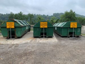 Edgeworth Borough Recycling Center - recycling sorting bins
